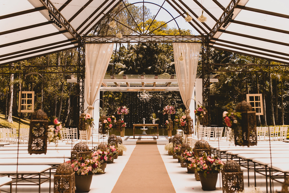 Decoração casamento no campo