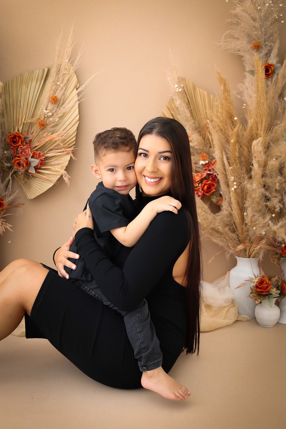 Mamãe Thalita e Noah
