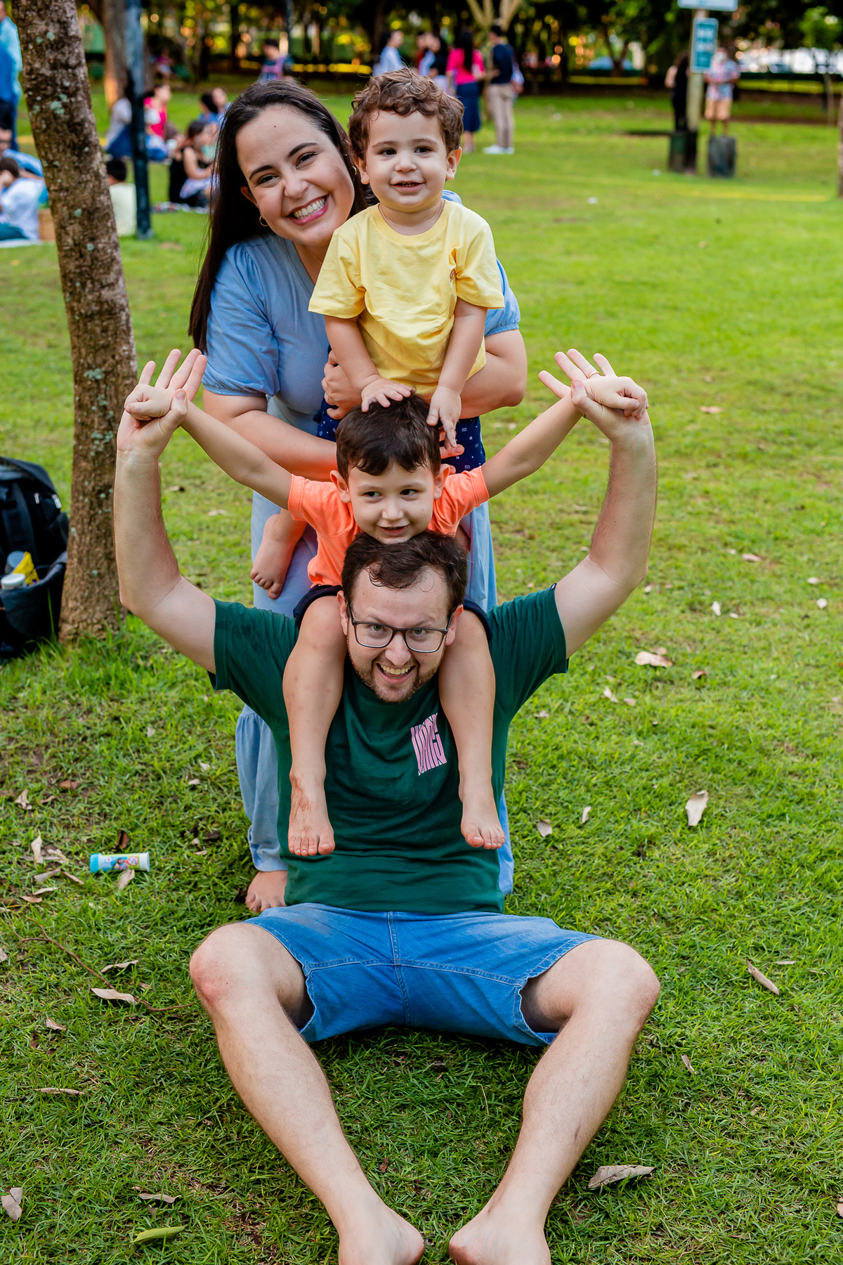 O totem em família. Foto registrada por George Dantas