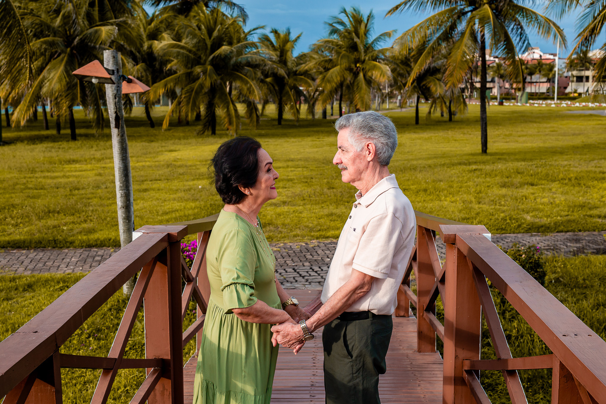 O casal Eliete e Tarcísio. Foto registrada por George Dantas
