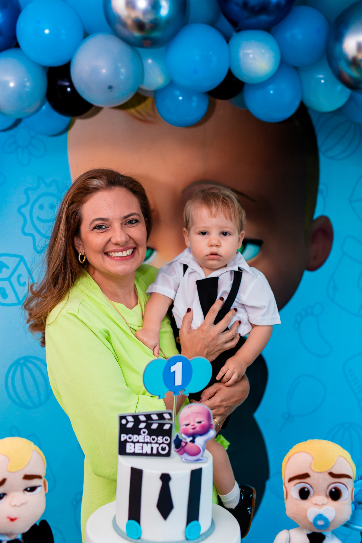 Bento com a mamãe. Foto registrada por George Dantas