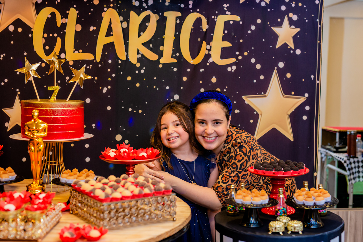 Clarice com sua titia. Foto registrada por George Dantas