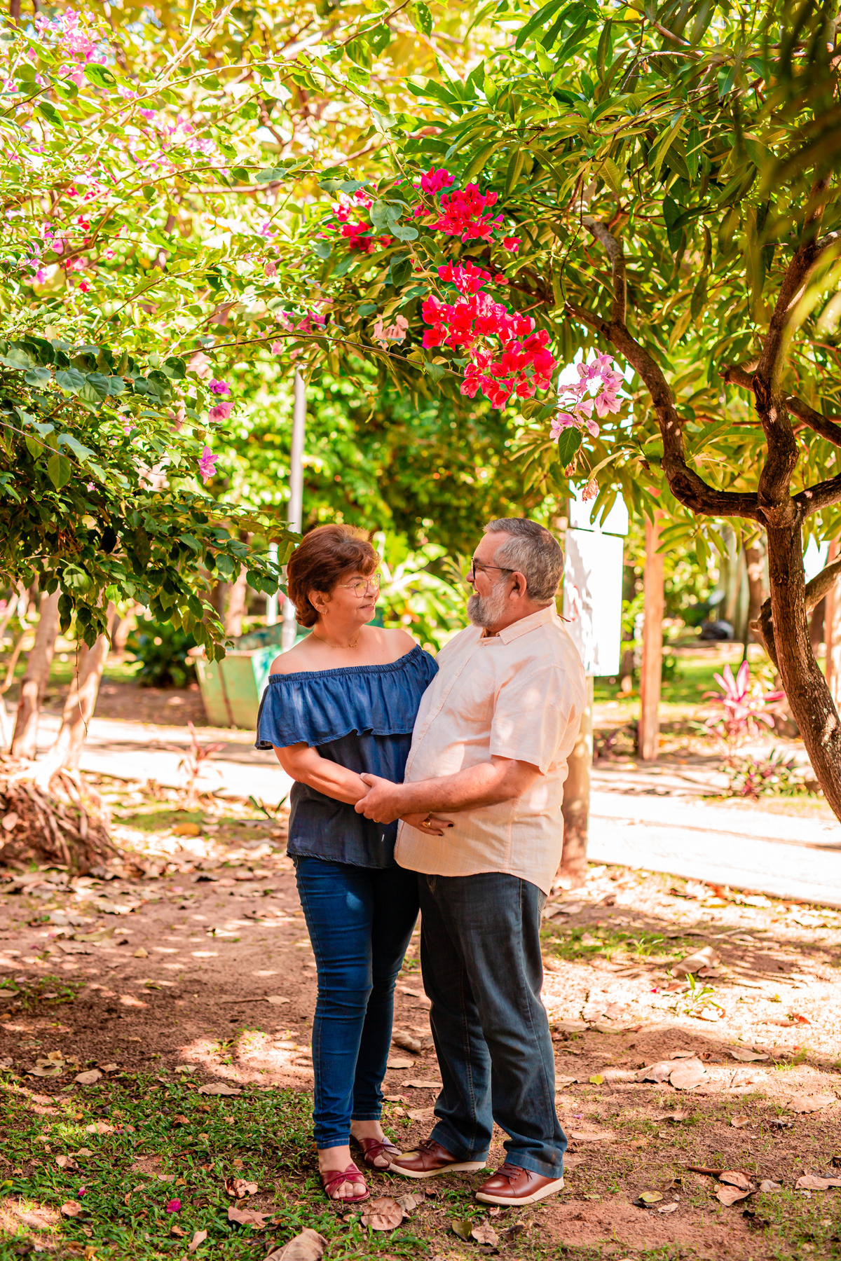 O casal Argemiro e Elisa. Foto registrada por George Dantas