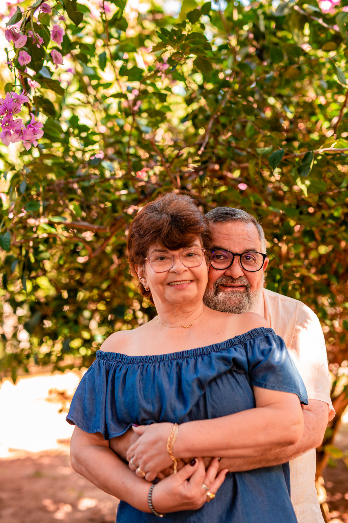 O casal Argemiro e Elisa. Foto registrada por George Dantas