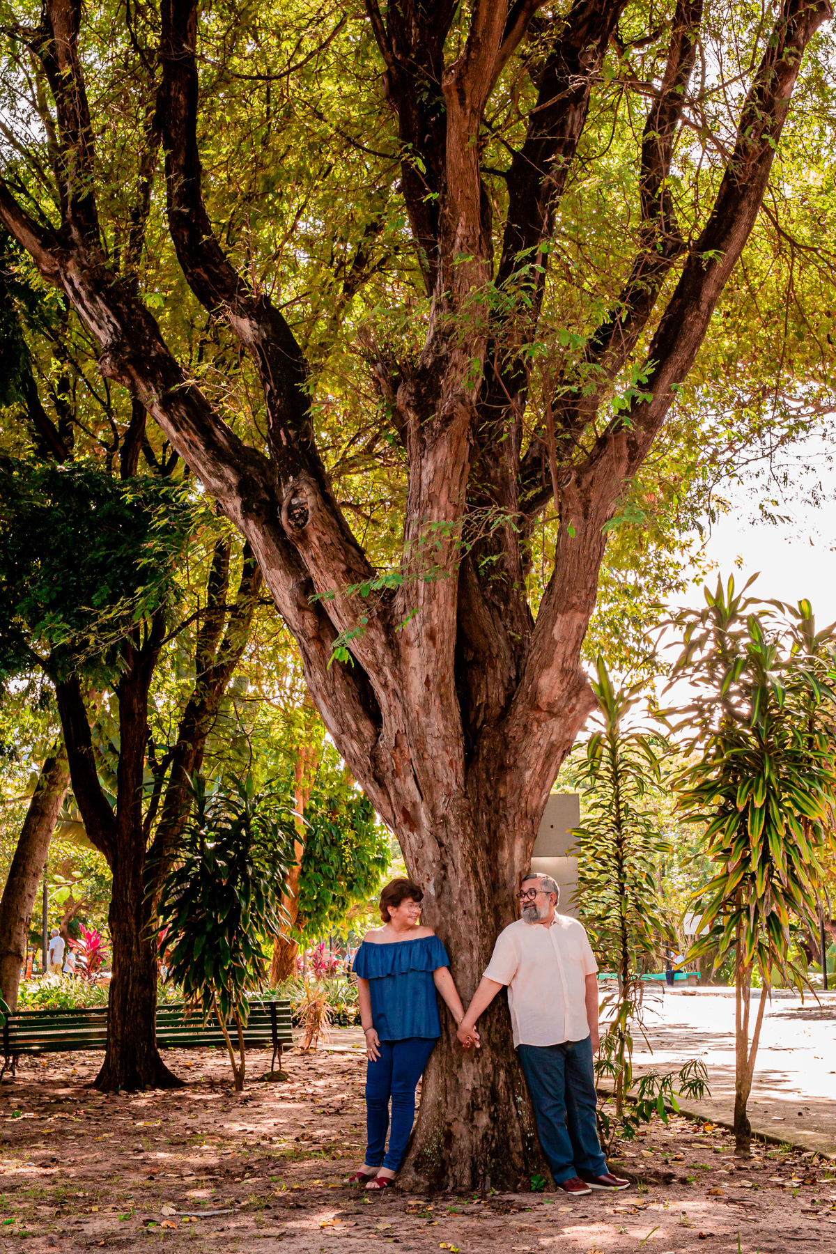 O casal Argemiro e Elisa. Foto registrada por George Dantas