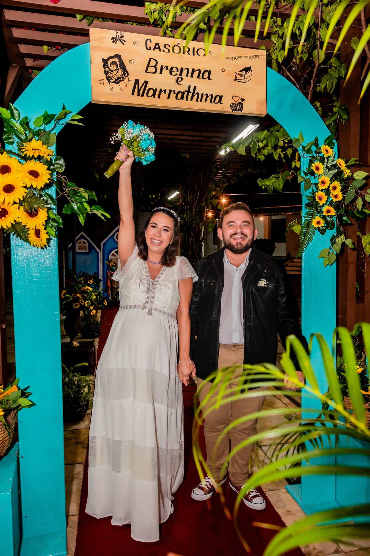 Enfim casados. Foto registrada por George Dantas