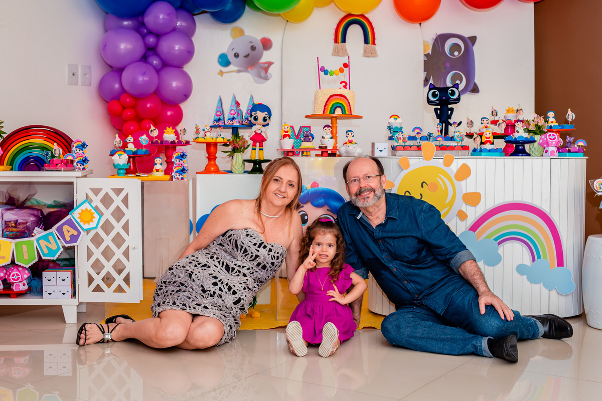 Melina e seus avós. Foto registrada por George Dantas