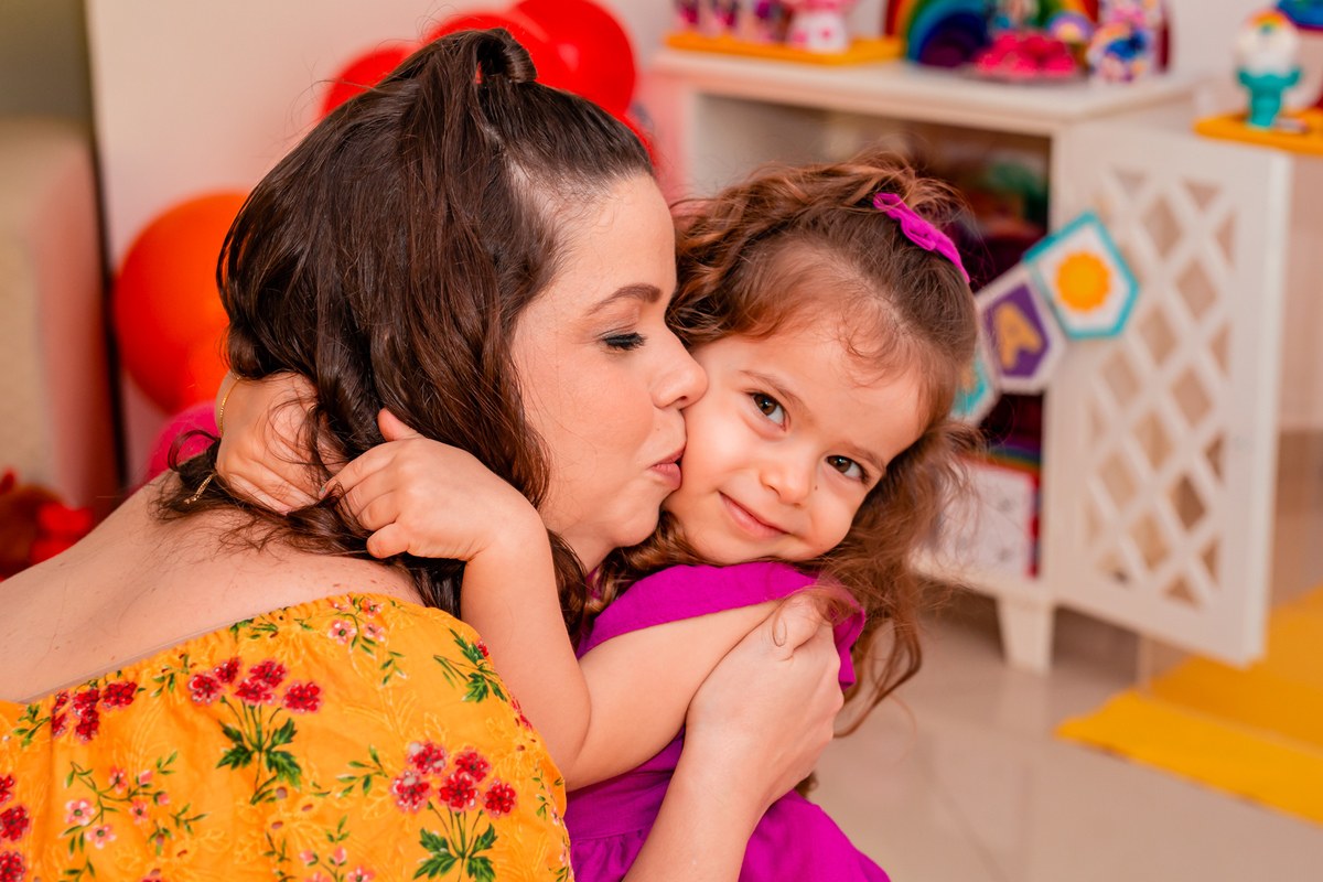 Melina e a mamãe. Foto registrada por George Dantas