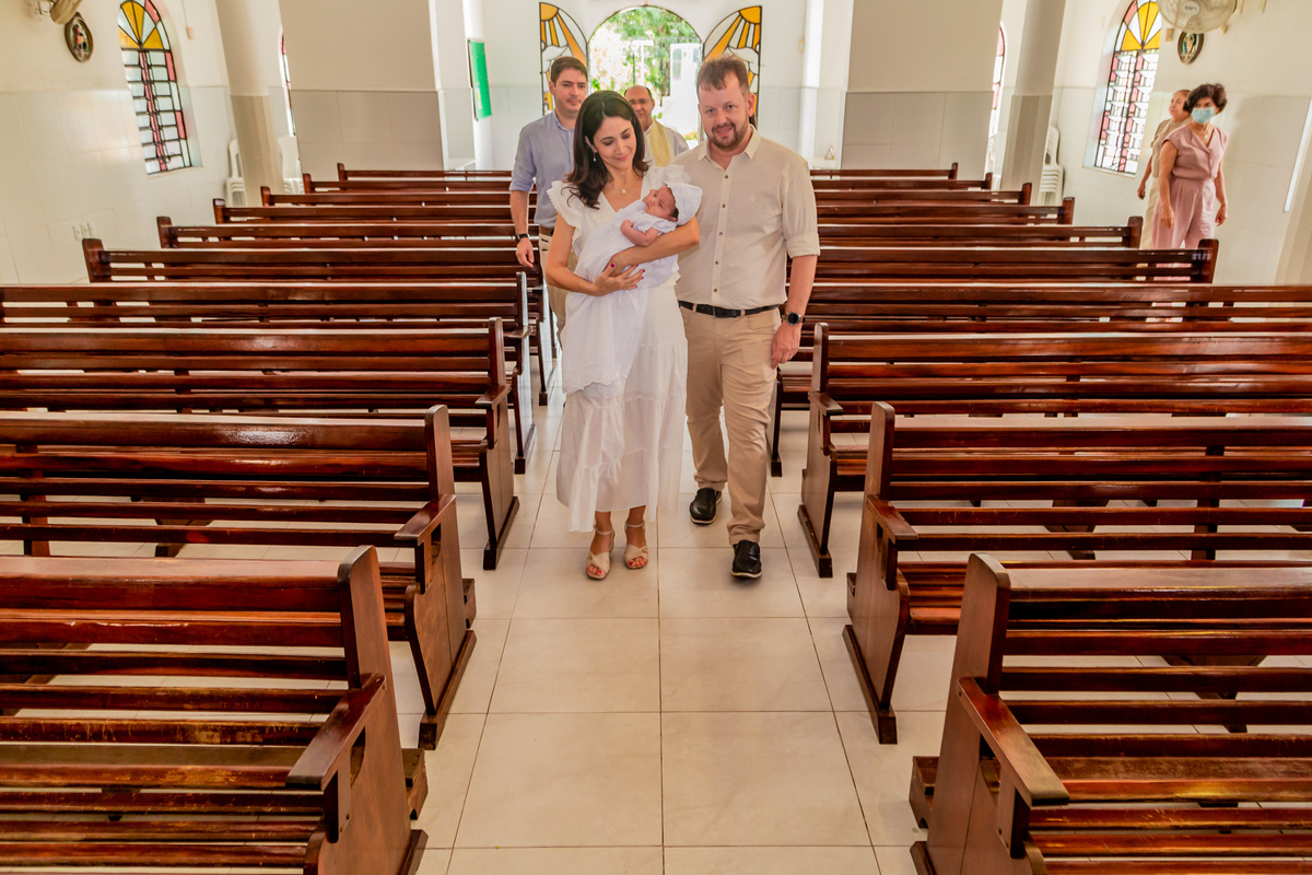 Batizado de Maria Laura, registrado por George Dantas