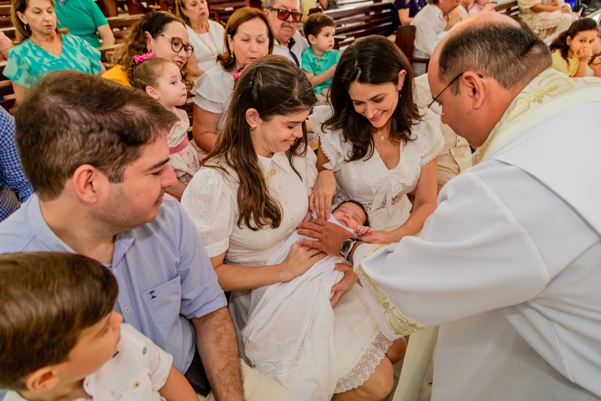 Batizado de Maria Laura, registrado por George Dantas