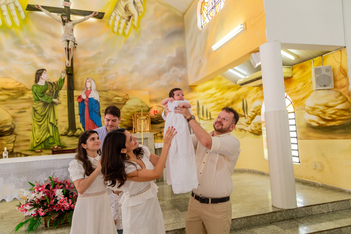 Batizado de Maria Laura, registrado por George Dantas