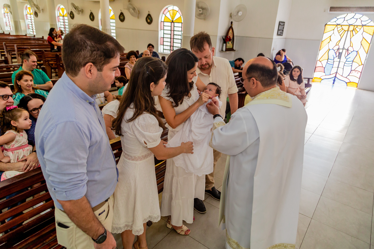 Batizado de Maria Laura, registrado por George Dantas