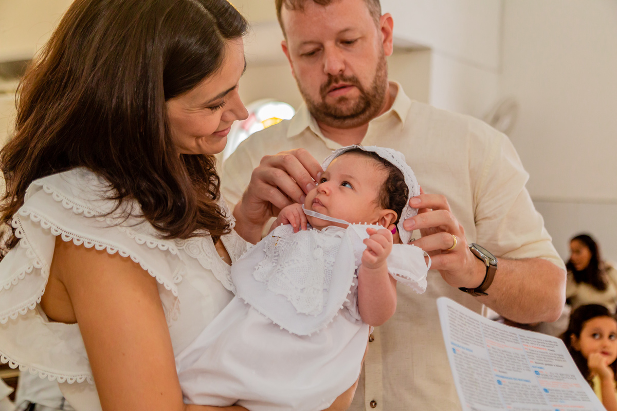 Batizado de Maria Laura, registrado por George Dantas