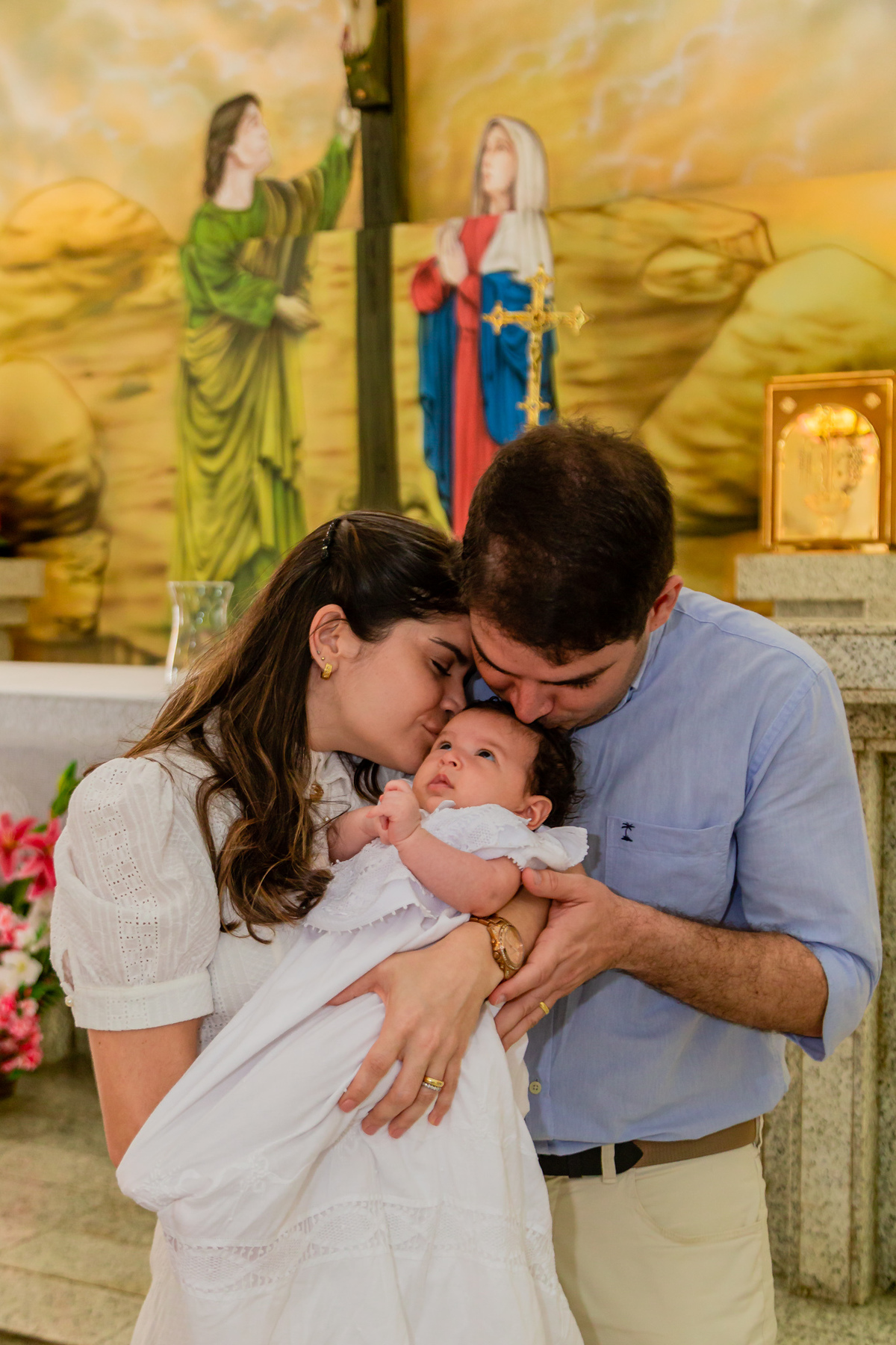 Batizado de Maria Laura, registrado por George Dantas