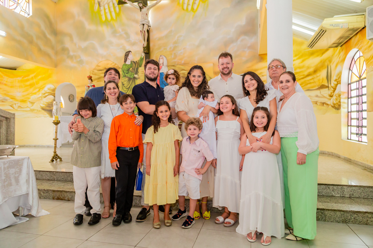 Batizado de Maria Laura, registrado por George Dantas
