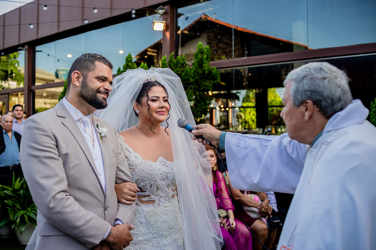 Celebração do Casamento de Karol e Anderson. Registro de George Dantas