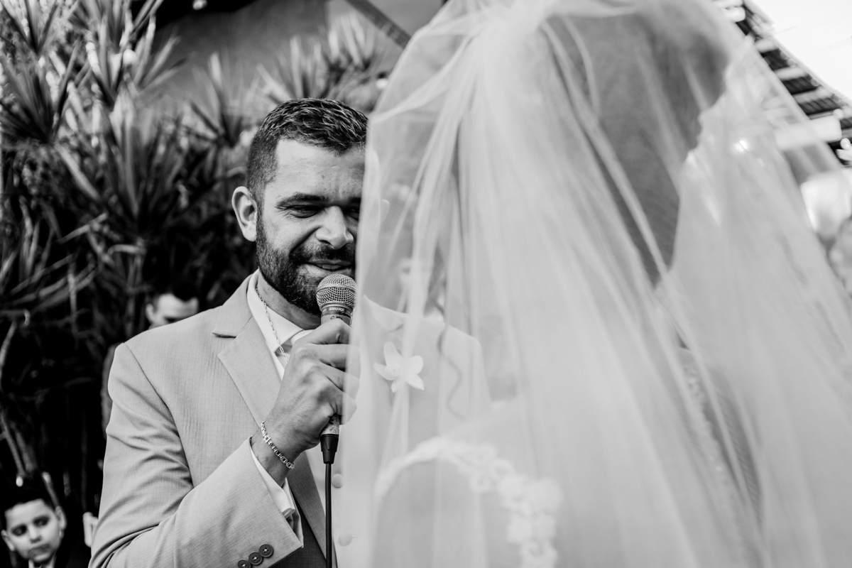 Celebração do Casamento de Karol e Anderson. Registro de George Dantas