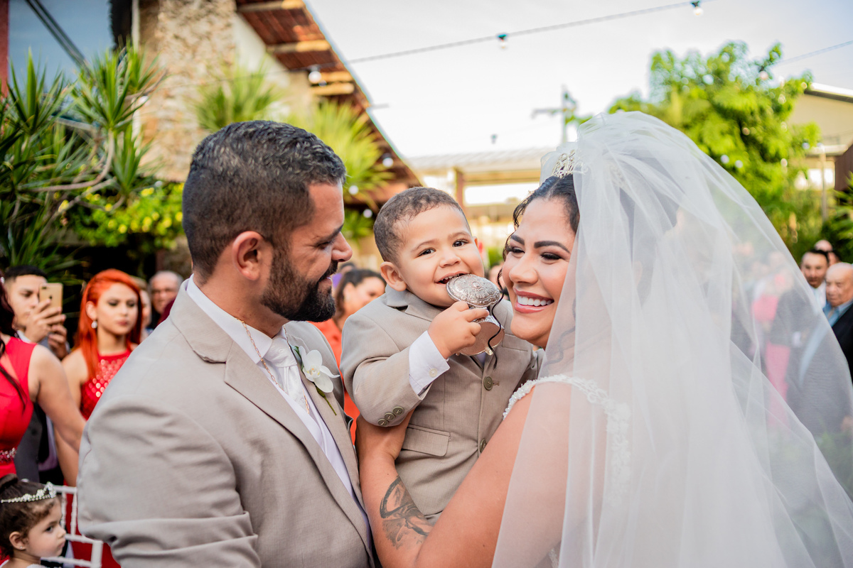 Celebração do Casamento de Karol e Anderson. Registro de George Dantas