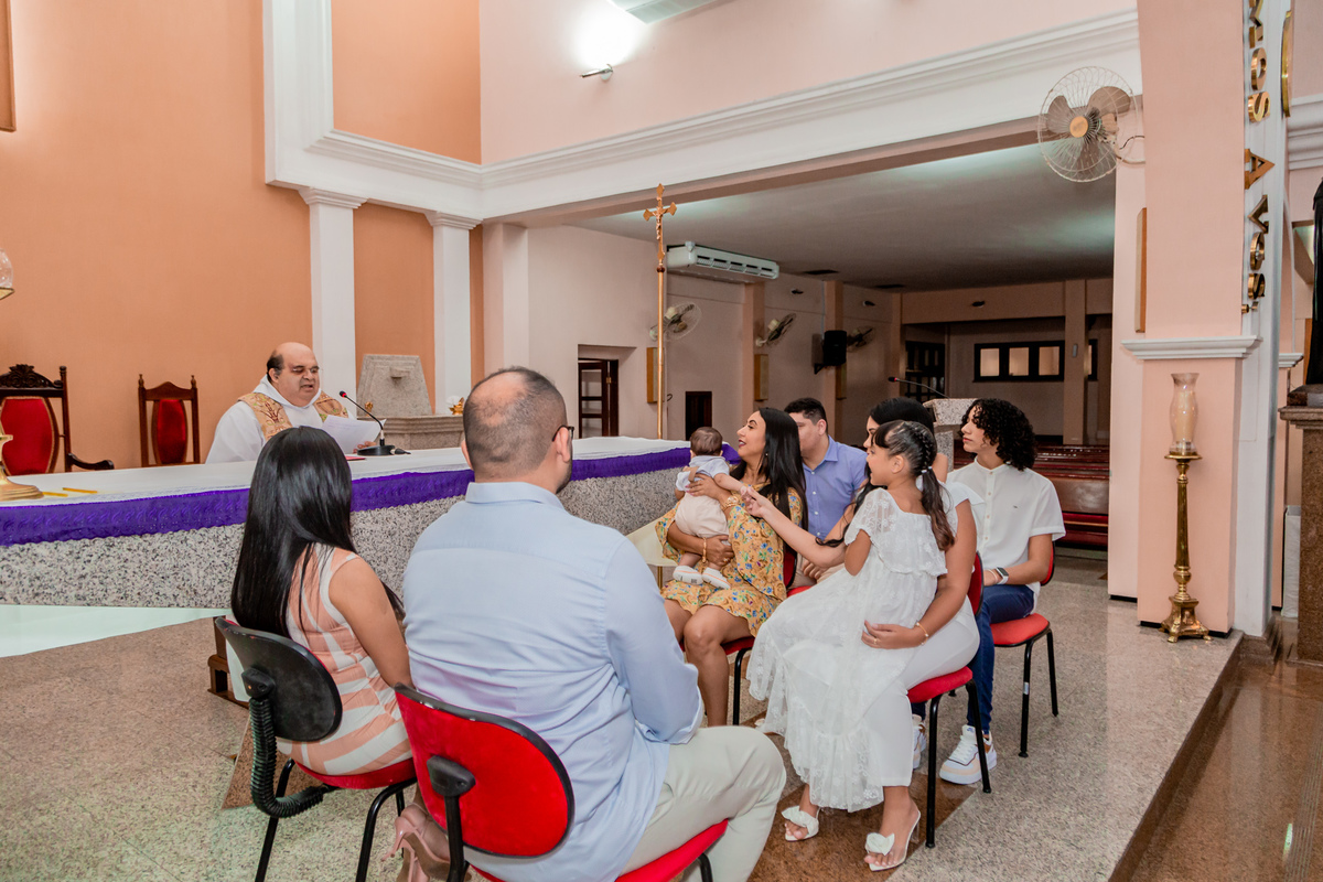 Batizado de Ester e Benício. Registrado por George Dantas