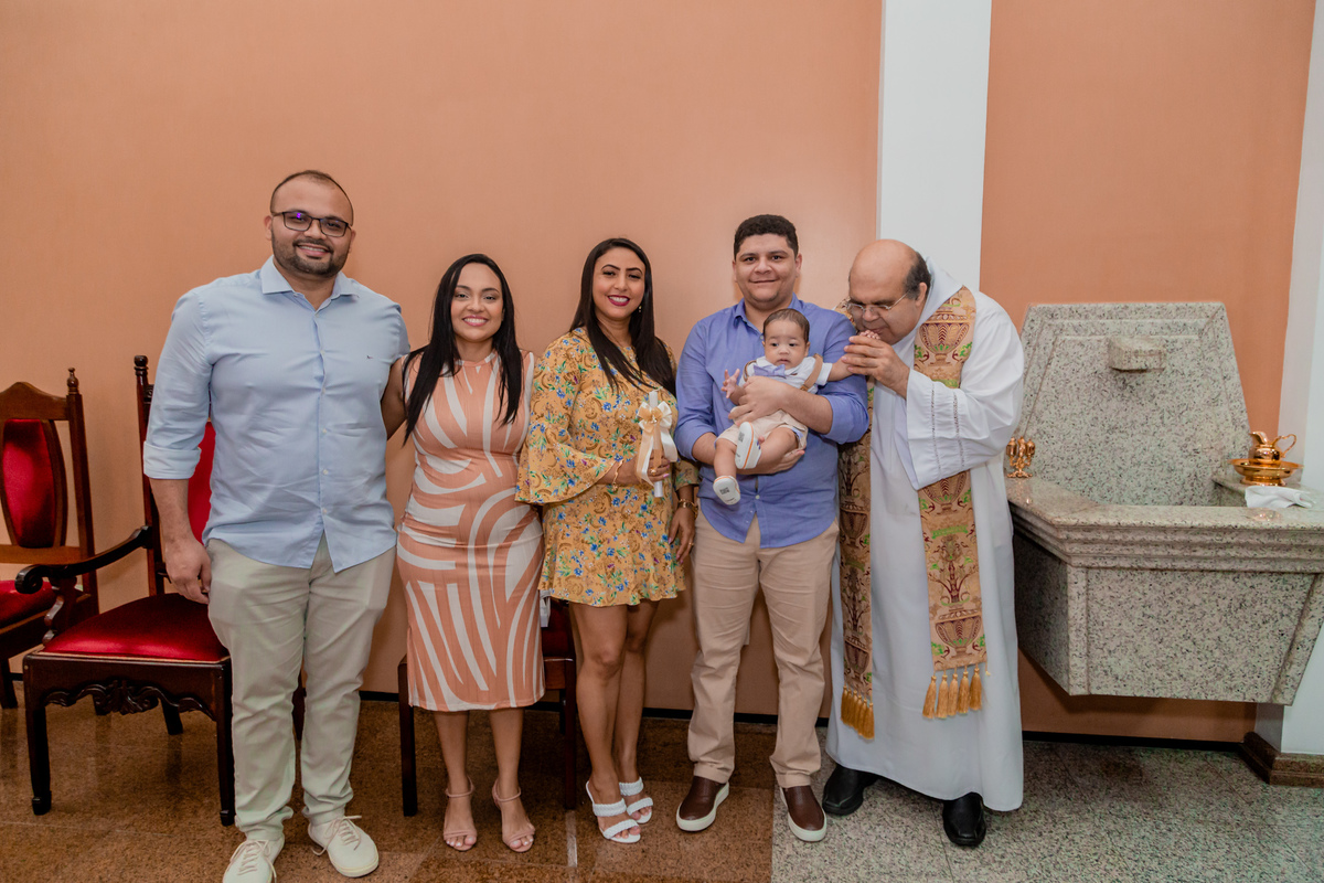Batizado de Ester e Benício. Registrado por George Dantas