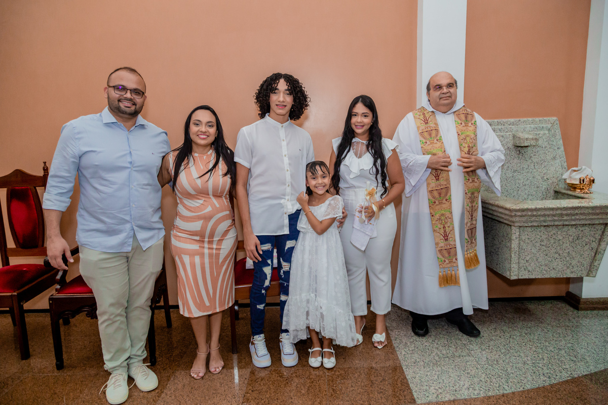 Batizado de Ester e Benício. Registrado por George Dantas