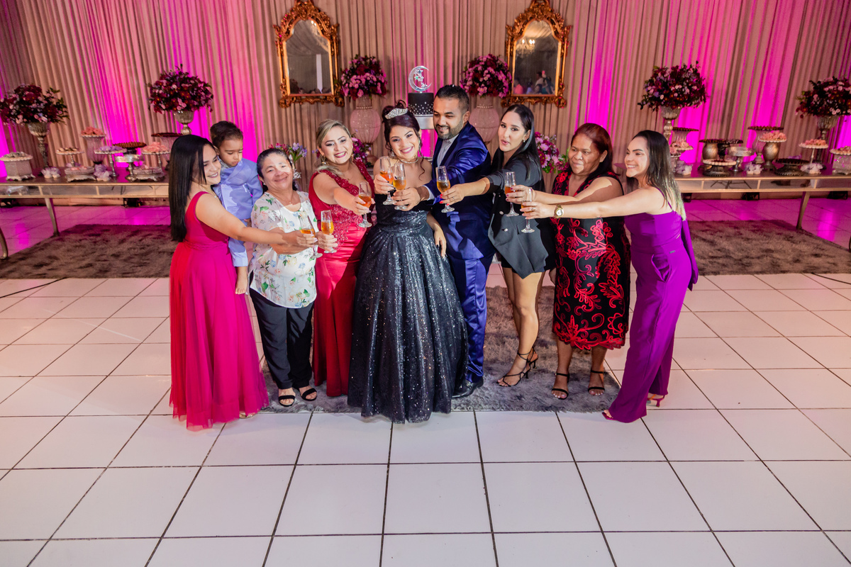 15 anos da Kethely no Spazio Buffet. Registrado por George Dantas