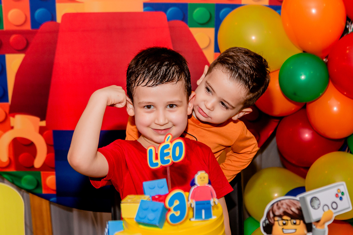 Aniversário de 3 anos do Leo. Registrado por George Dantas