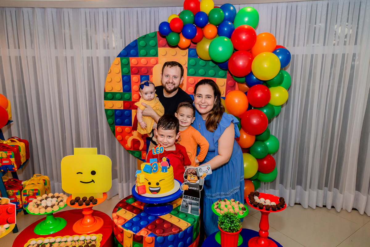 Aniversário de 3 anos do Leo. Registrado por George Dantas