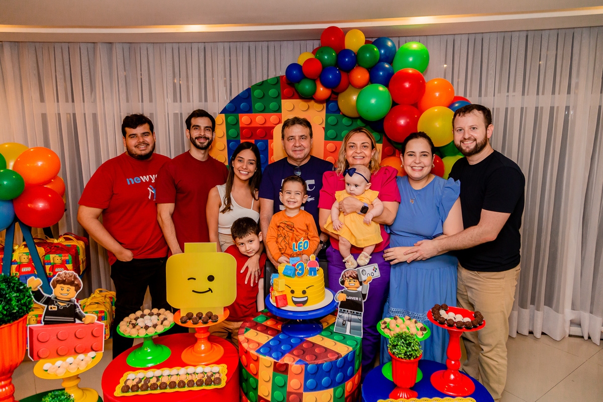 Aniversário de 3 anos do Leo. Registrado por George Dantas