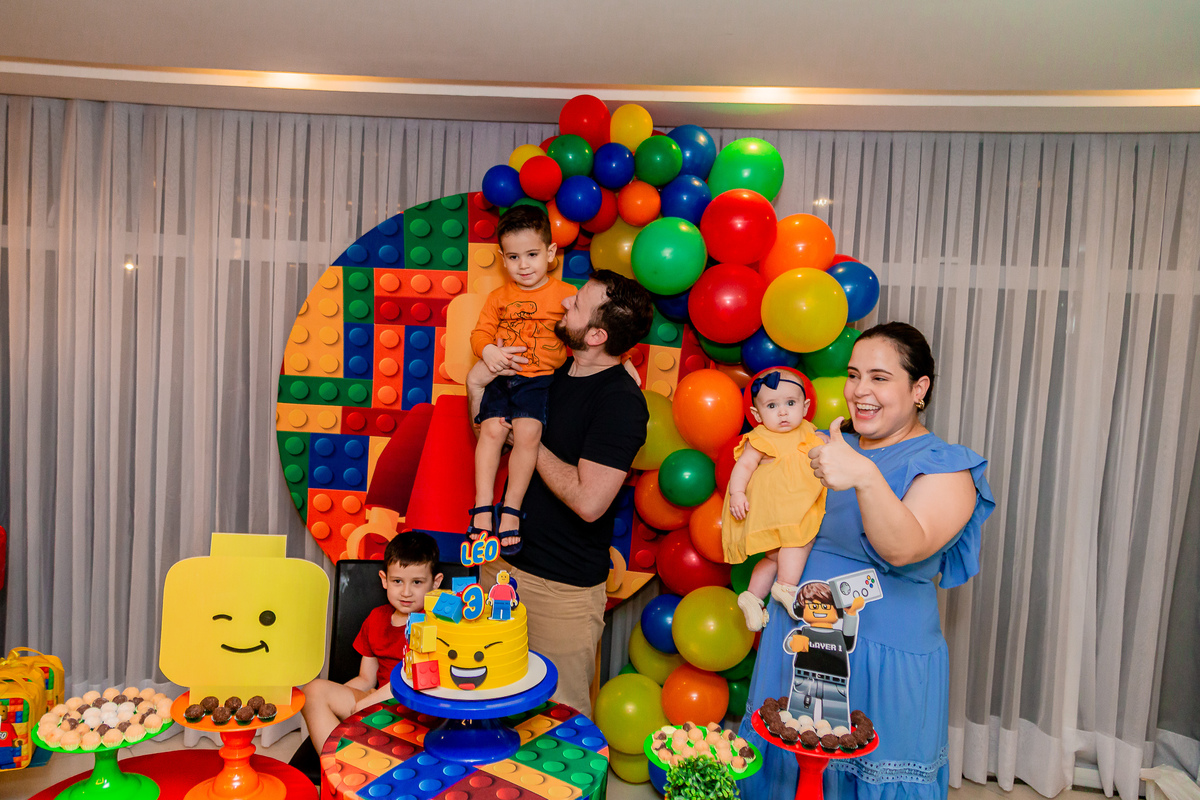 Aniversário de 3 anos do Leo. Registrado por George Dantas