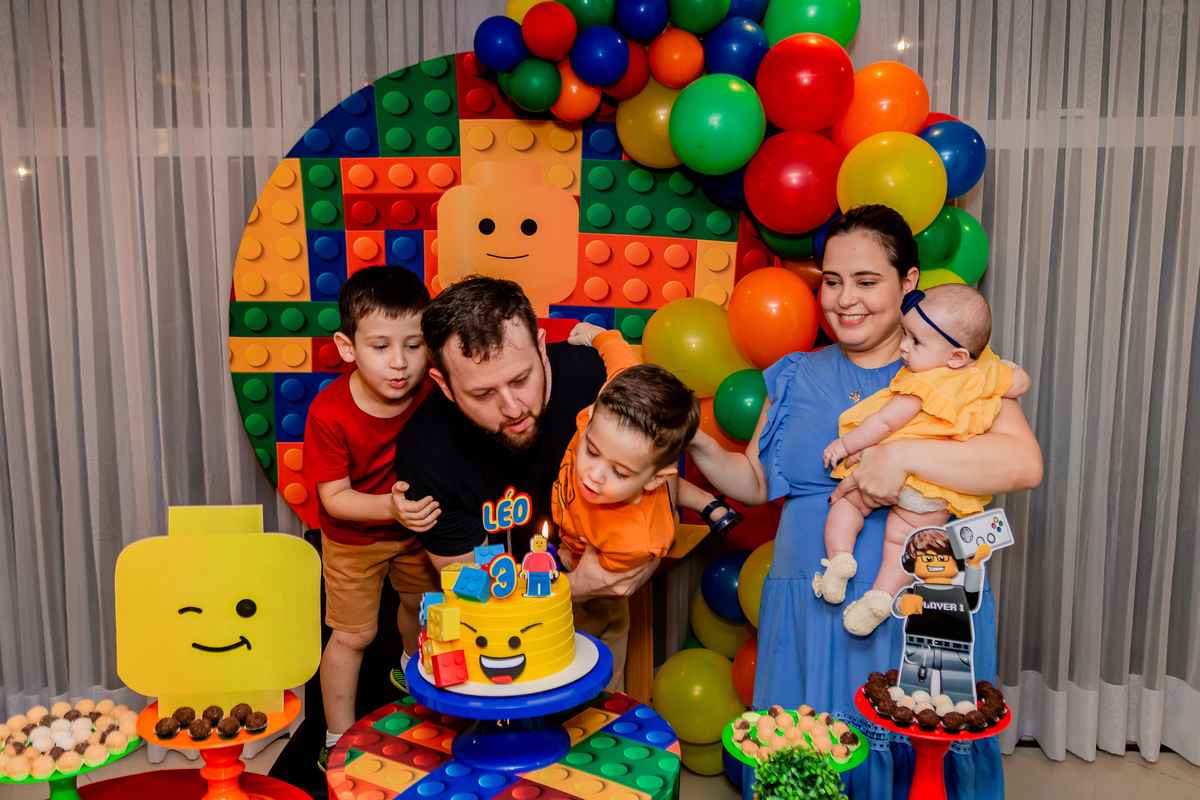 Aniversário de 3 anos do Leo. Registrado por George Dantas