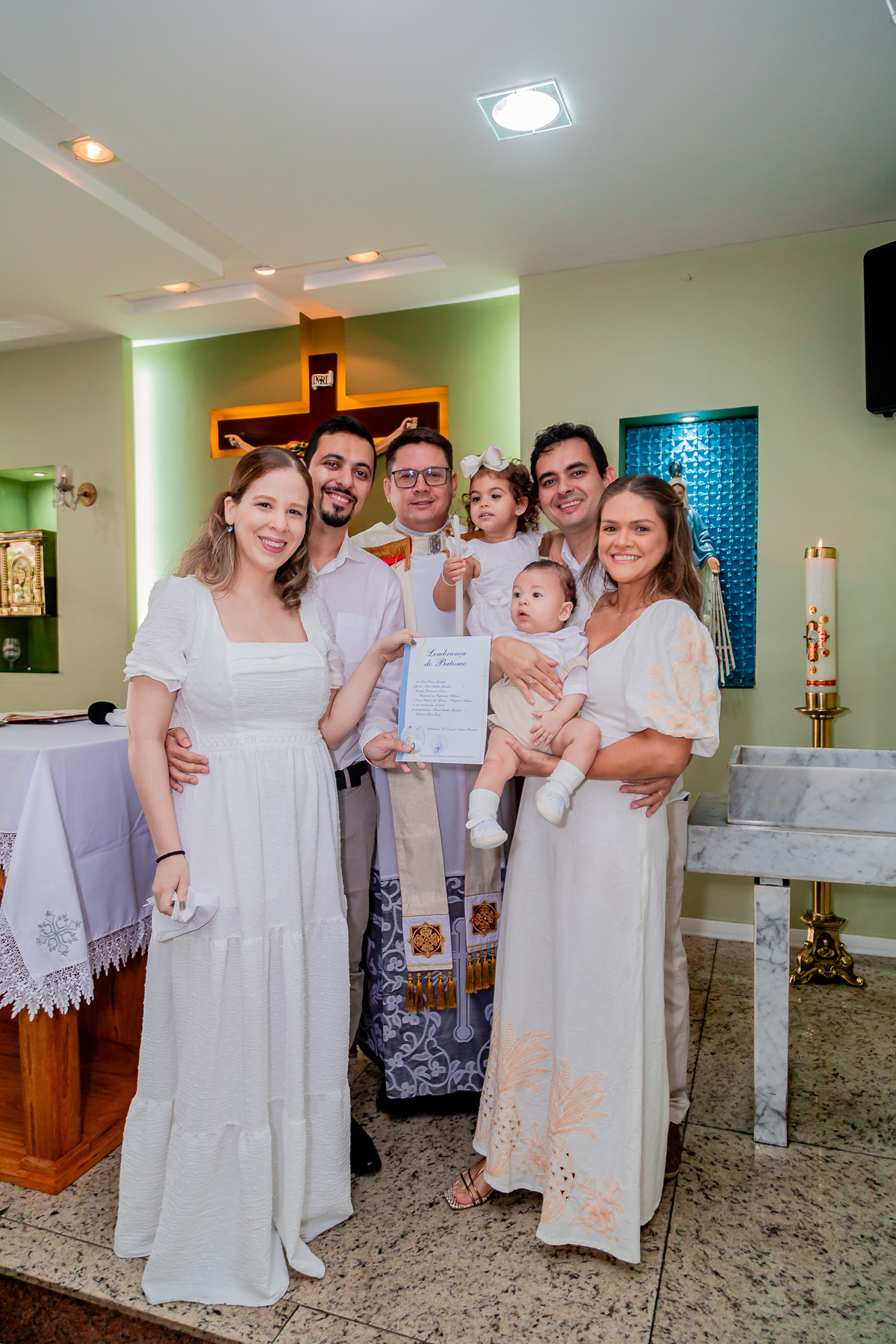 Batizado do Caio. Registrado por George Dantas