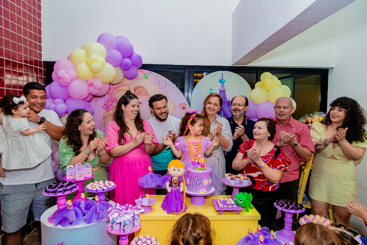 Aniversário de 4 anos da Melina. Registrado por George Dantas