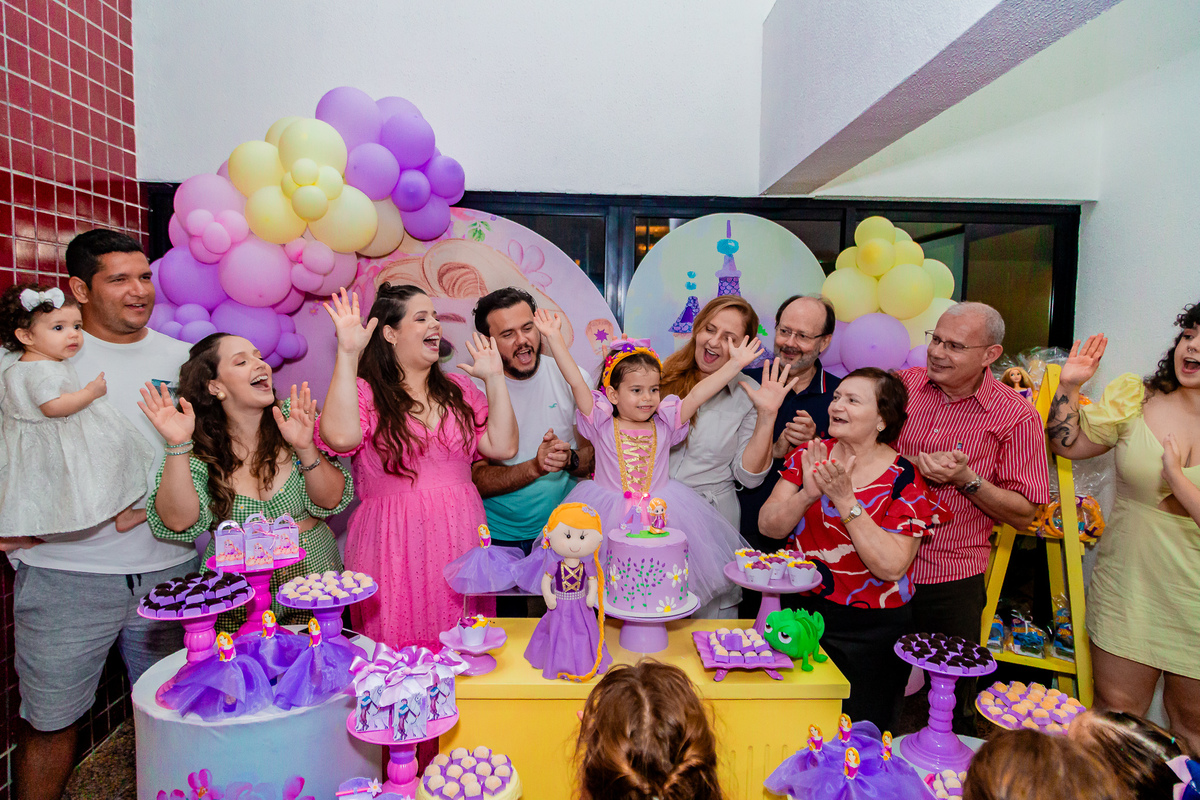 Aniversário de 4 anos da Melina. Registrado por George Dantas