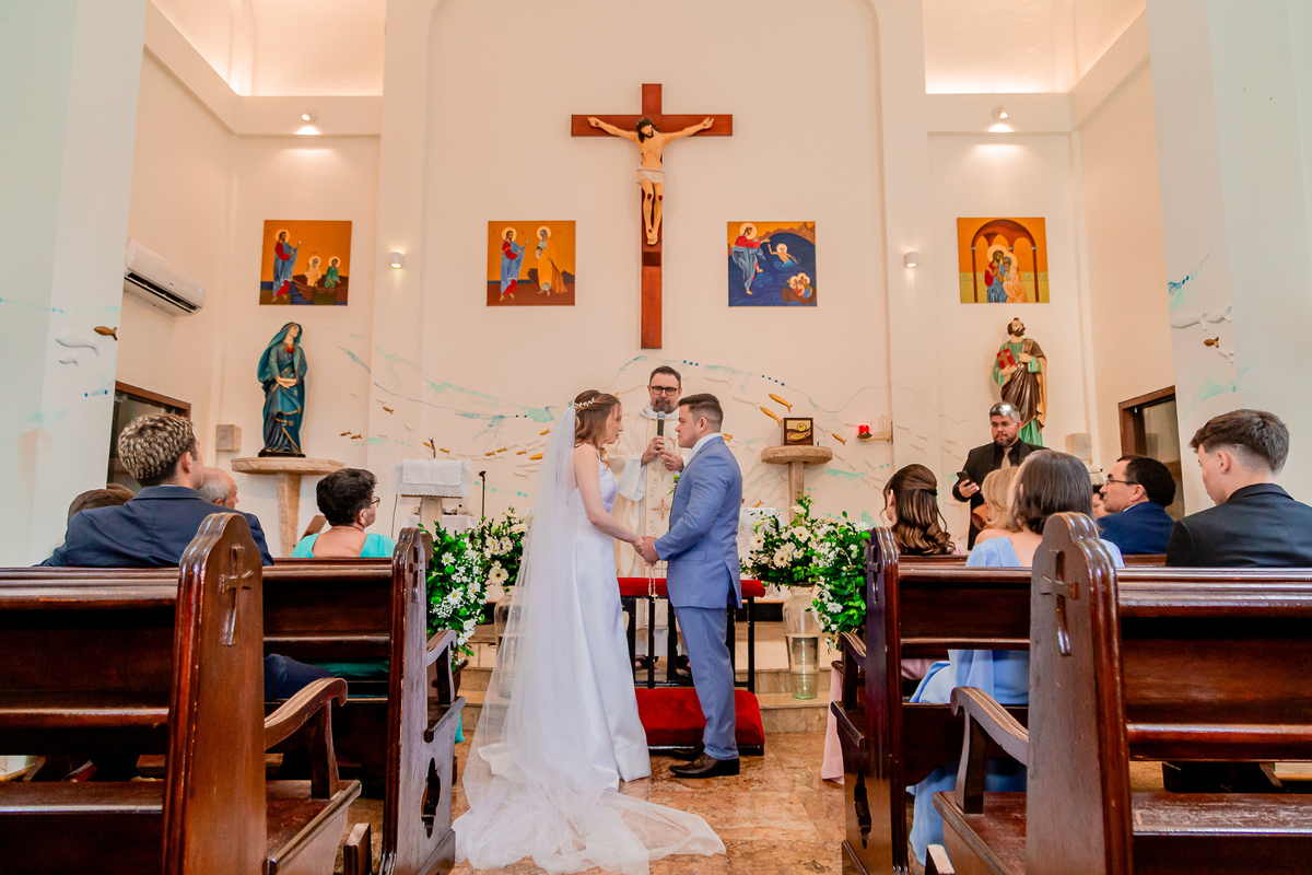 Casamento da Vitória e Vanderlei. Registrado por George Dantas