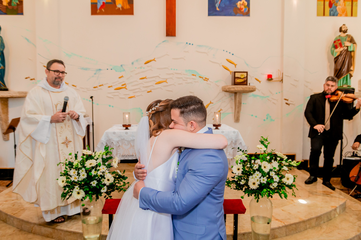 Casamento da Vitória e Vanderlei. Registrado por George Dantas