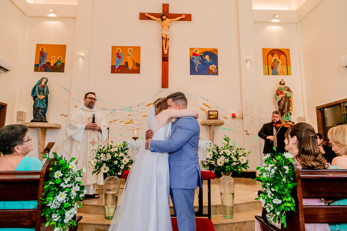 Casamento da Vitória e Vanderlei. Registrado por George Dantas