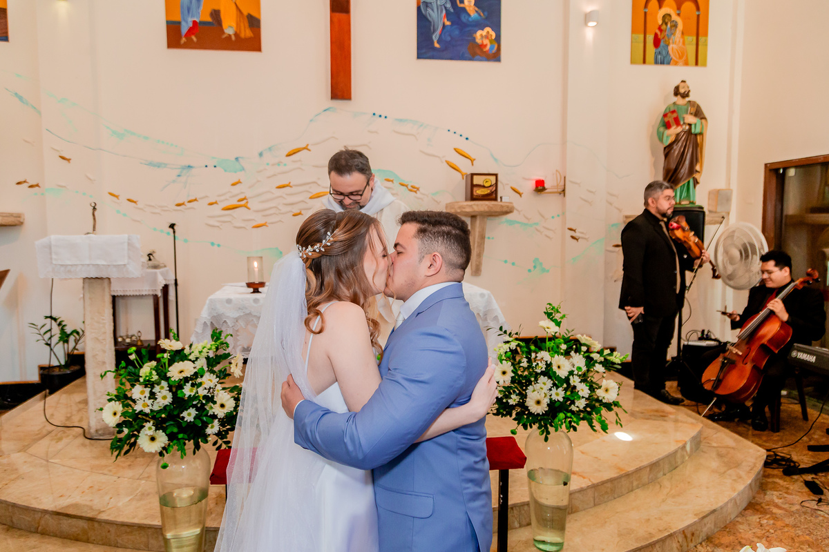 Casamento da Vitória e Vanderlei. Registrado por George Dantas