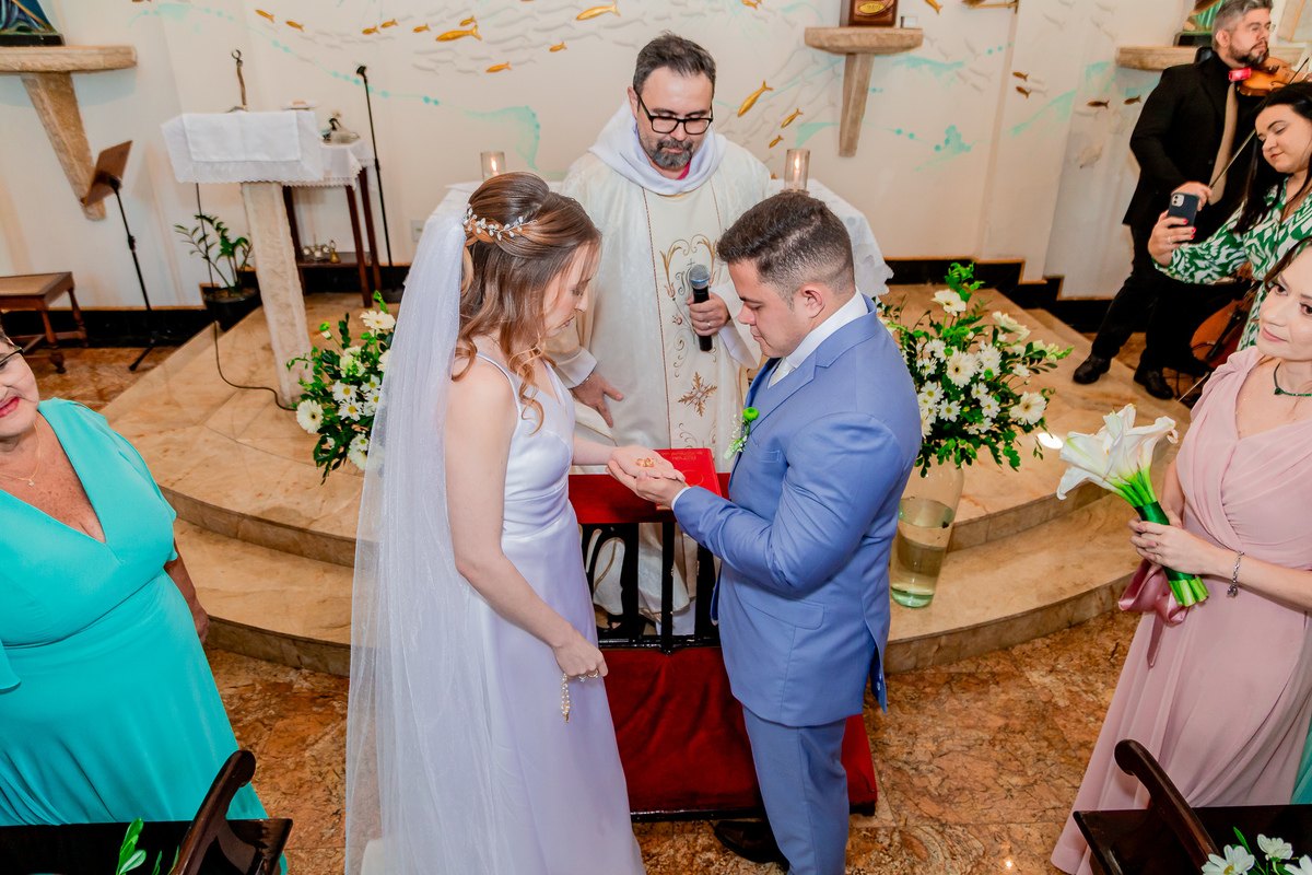Casamento da Vitória e Vanderlei. Registrado por George Dantas