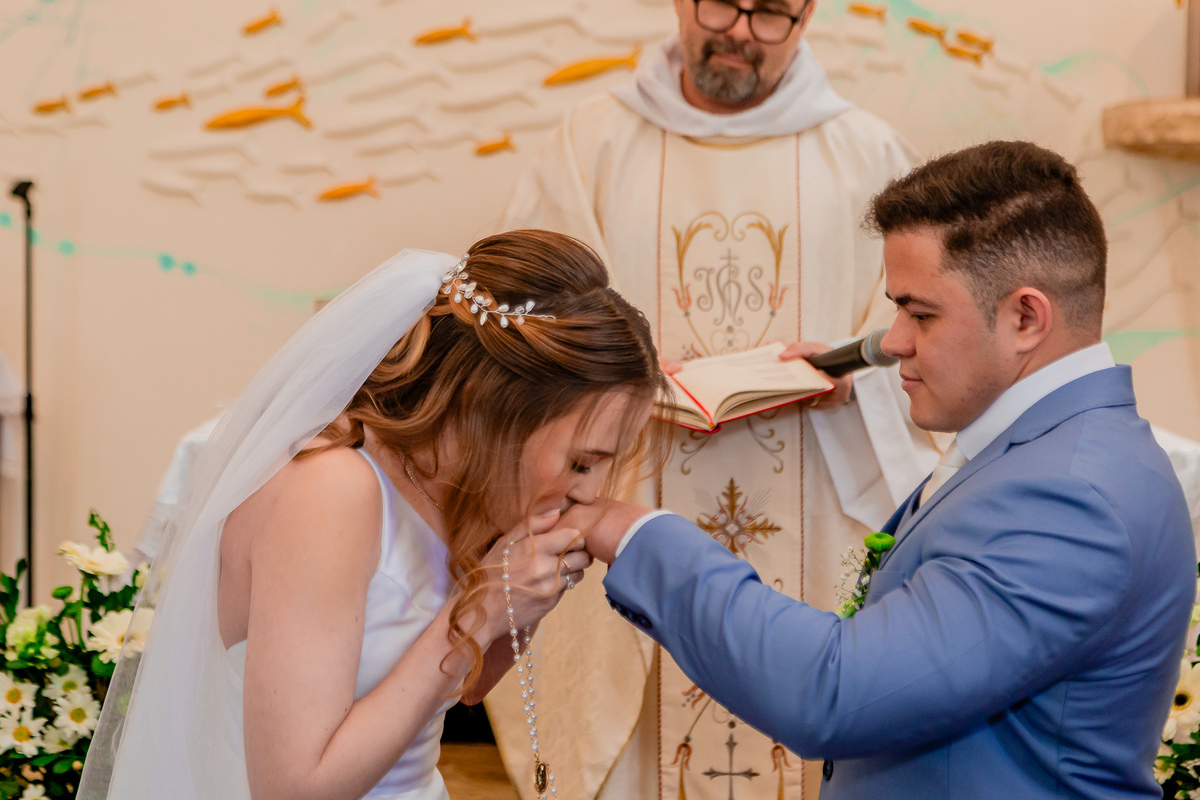 Casamento da Vitória e Vanderlei. Registrado por George Dantas