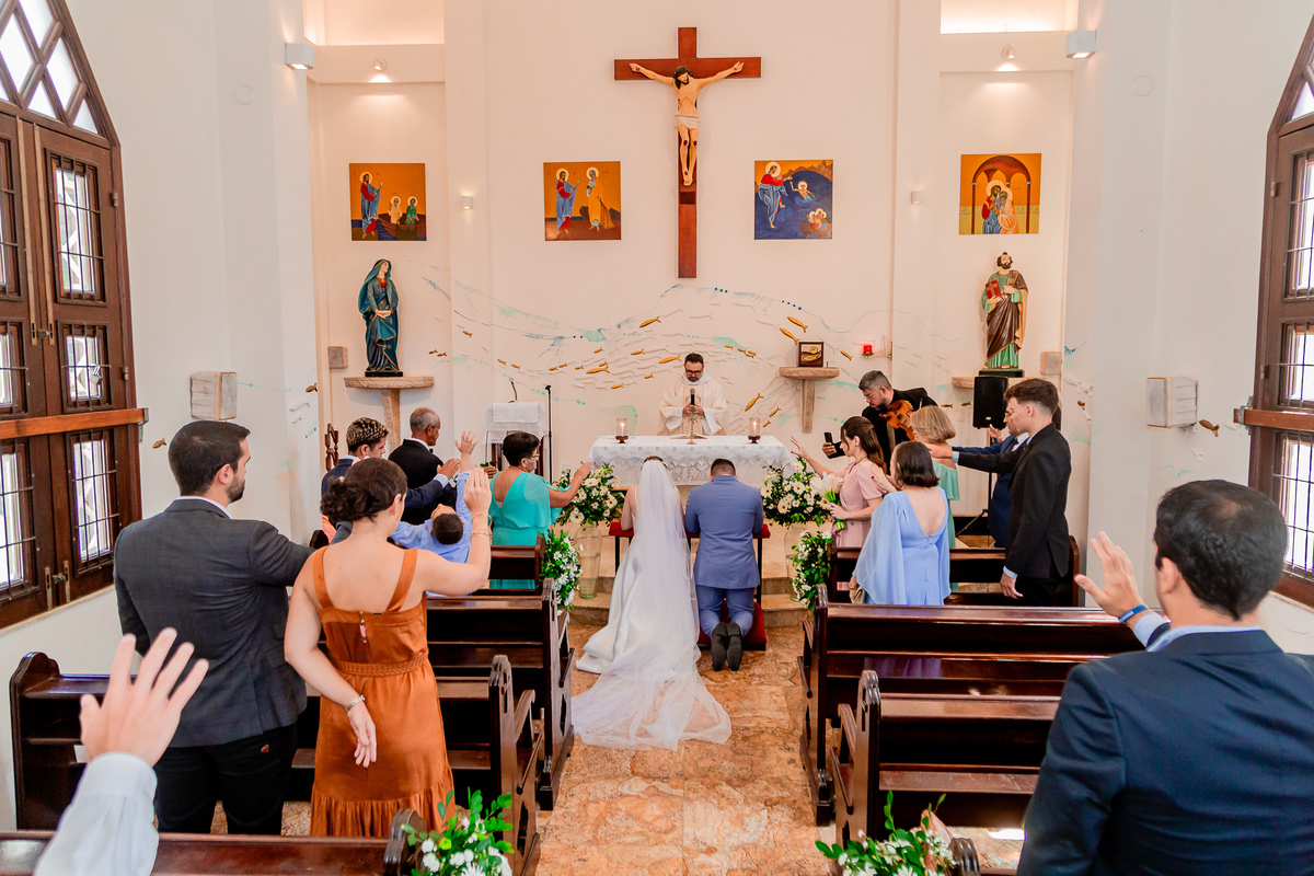 Casamento da Vitória e Vanderlei. Registrado por George Dantas
