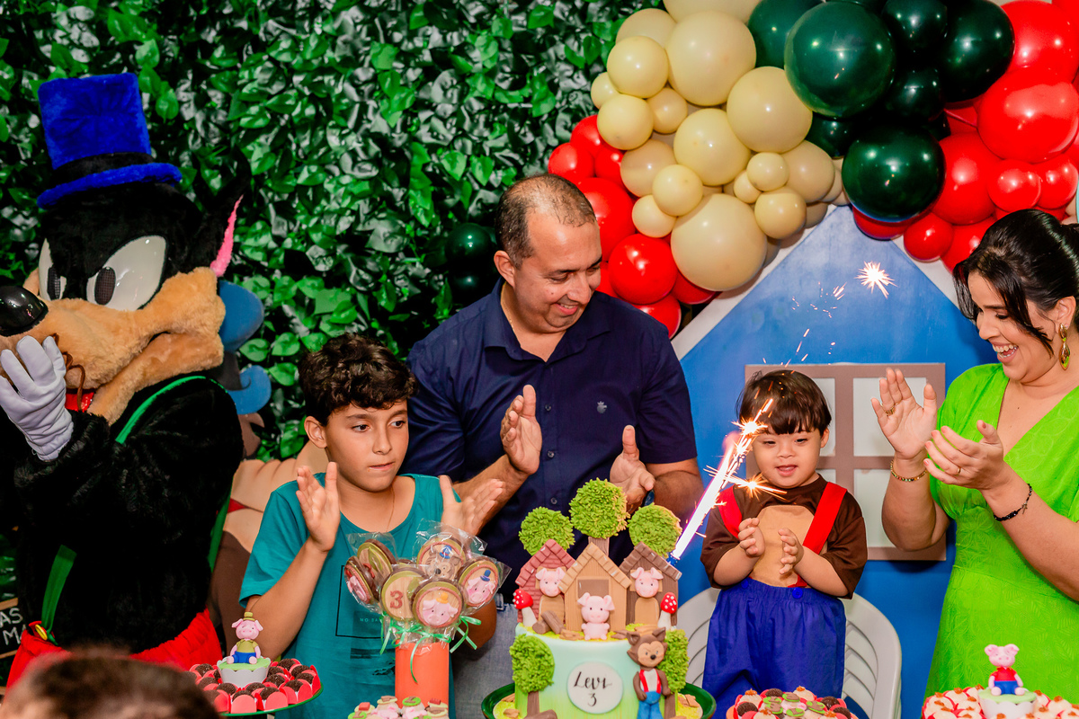 Aniversário de 3 anos do Levi. Registrado por George Dantas