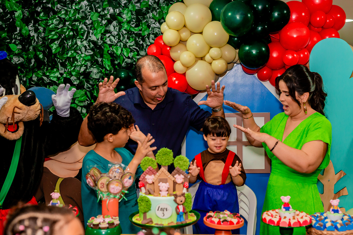 Aniversário de 3 anos do Levi. Registrado por George Dantas