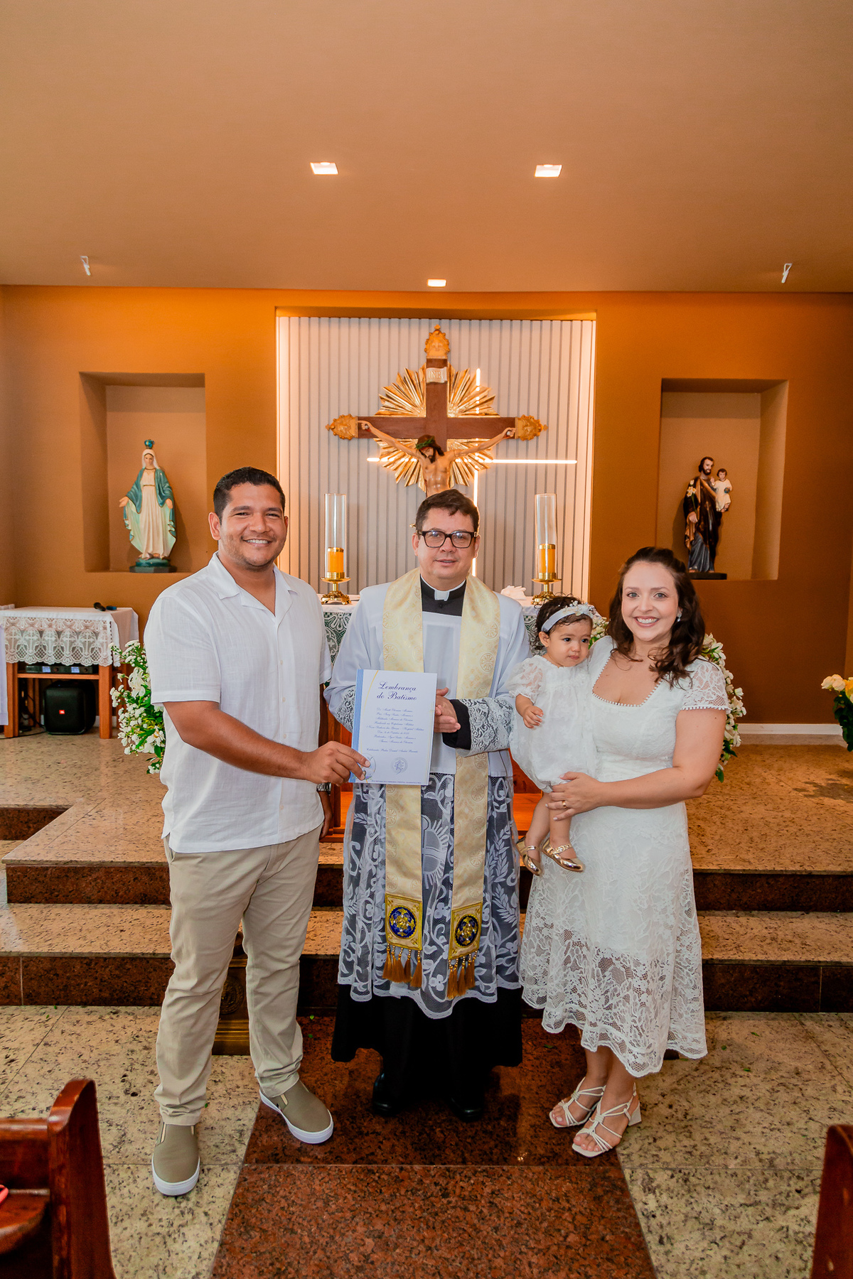 Batizado da Maitê. Registrado por George Dantas