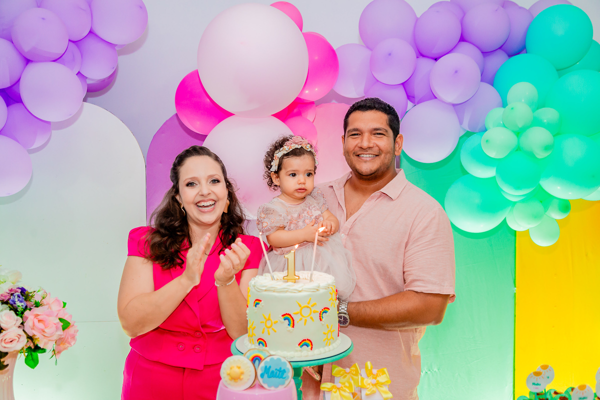 Aniversário de 1 ano da Maitê. Registrado por George Dantas