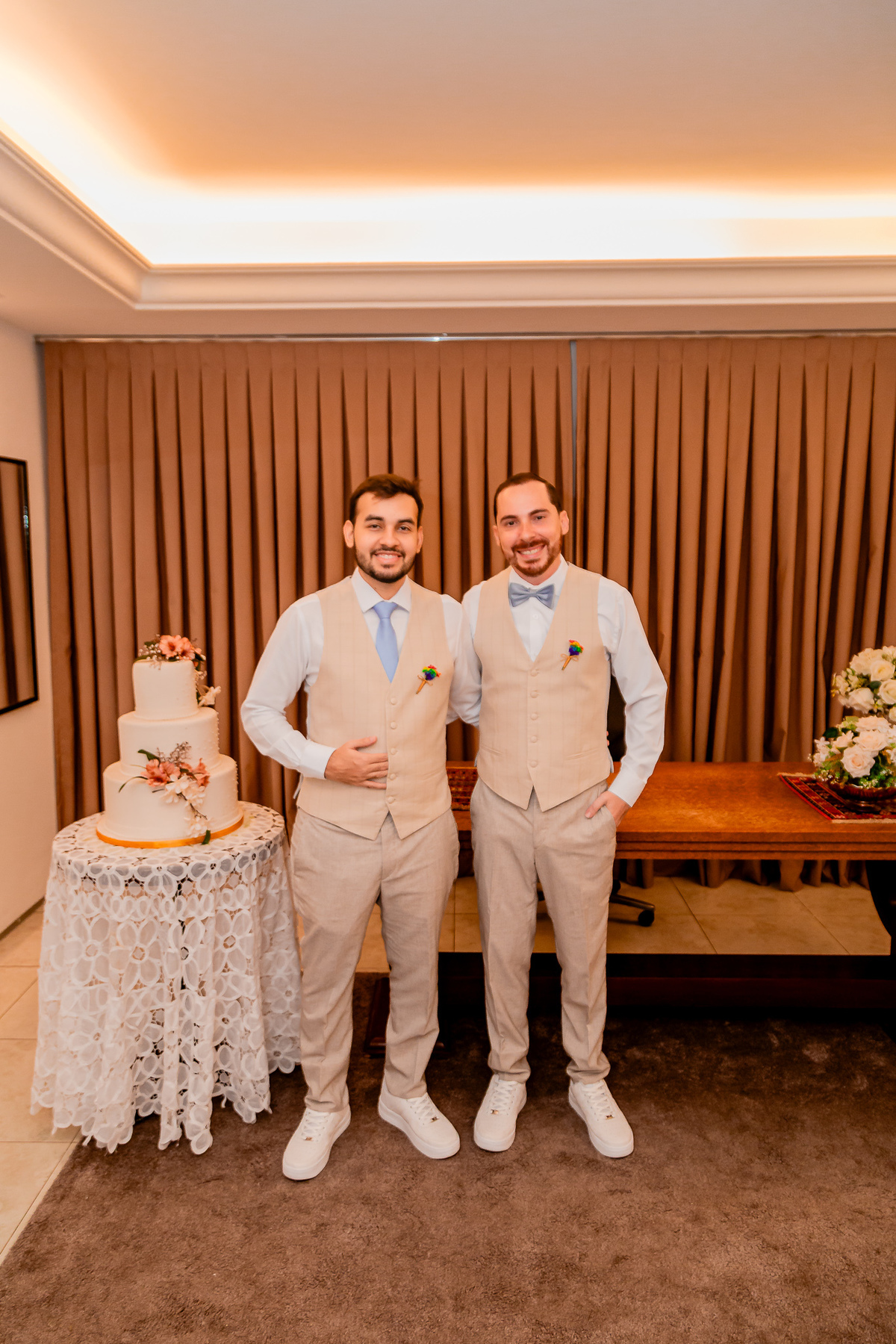 Casamento Civil de Marcos e Rodolfo. Registrado por George Dantas