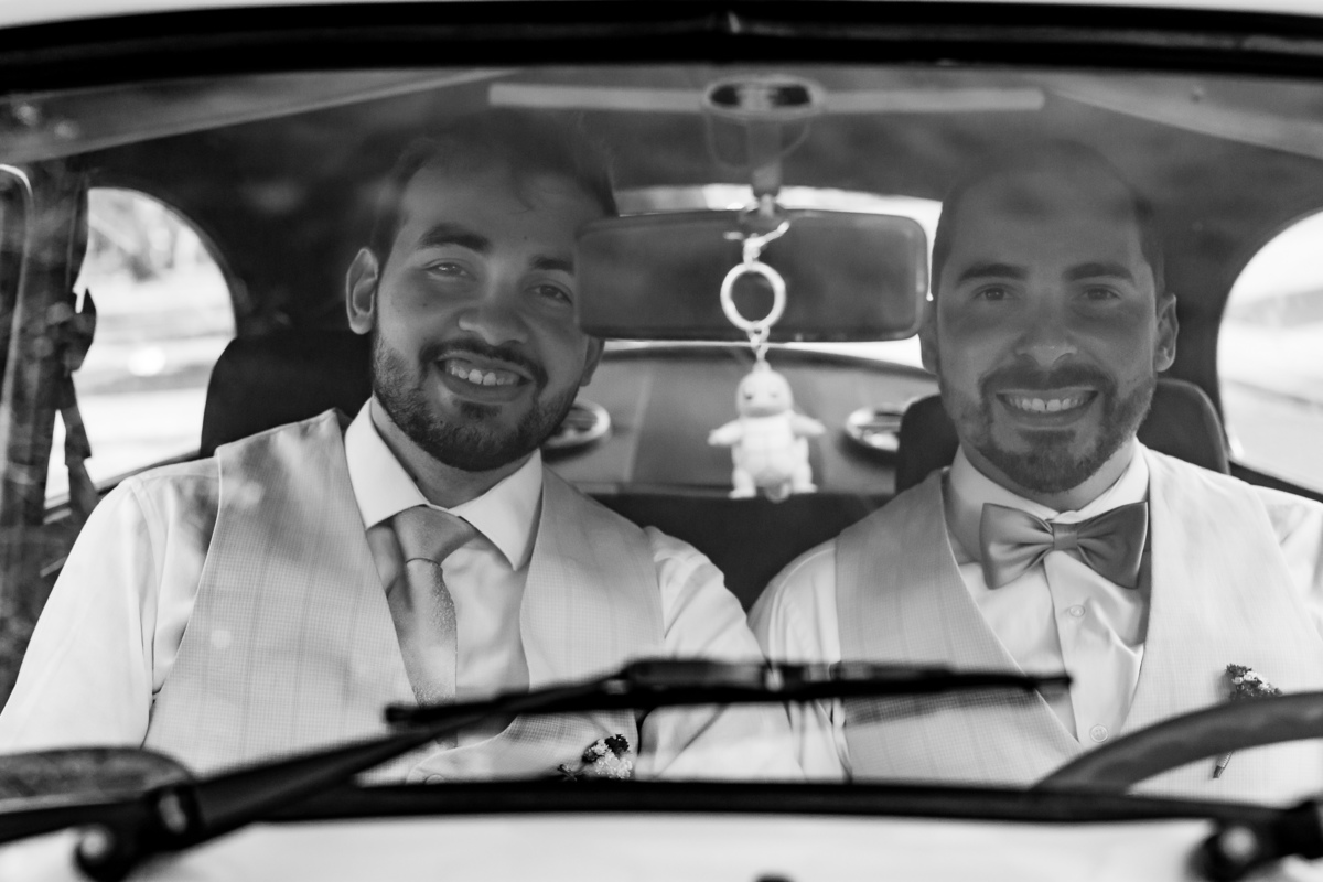 Casamento Civil de Marcos e Rodolfo. Registrado por George Dantas