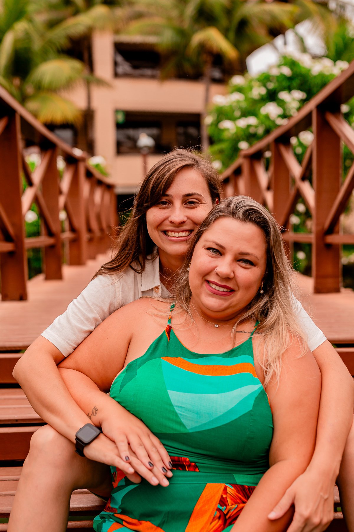 Ensaio de Natieli e Veridiana. Registrado por George Dantas