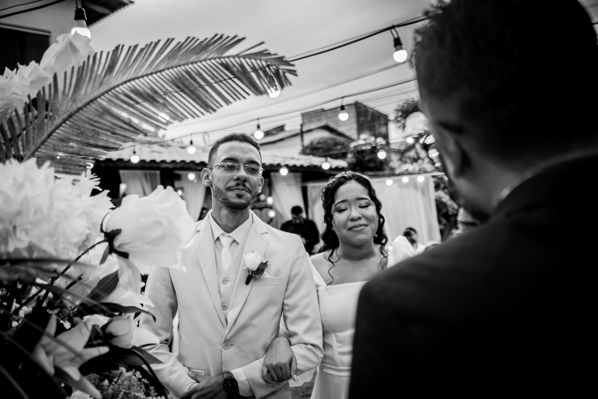 Casamento de Carolina e Gabriel. Registrado por George Dantas