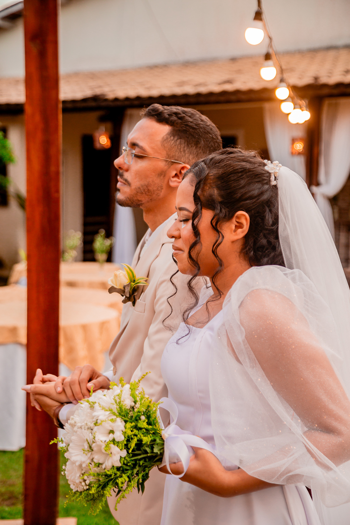 Casamento de Carolina e Gabriel. Registrado por George Dantas